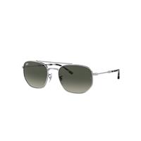 Ray-Ban Sunglasses Unisex Rb3707 - Silver Frame Grey Lenses 57-20