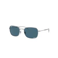 Ray-Ban Sunglasses Unisex Rb3706 - Silver Frame Blue Lenses Polarized 54-20