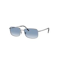Ray-Ban Sunglasses Unisex Rb3717 - Silver Frame Blue Lenses 60-18