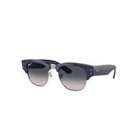 Ray-Ban Sunglasses Unisex Mega Clubmaster - Blue Frame Blue Lenses Polarized 53-21