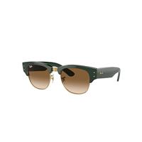 Ray-Ban Sunglasses Unisex Mega Clubmaster - Green Frame Brown Lenses 50-21