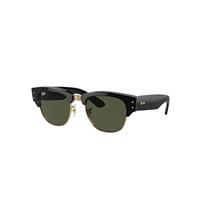 Ray-Ban Sunglasses Unisex Mega Clubmaster - Black Frame Green Lenses 53-21