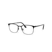 Ray-Ban Eyeglasses Man Rb6494 Optics - Black Frame Clear Lenses Polarized 56-18