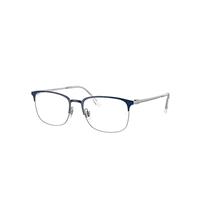 Ray-Ban Eyeglasses Man Rb6494 Optics - Silver Frame Clear Lenses Polarized 54-18