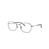 Ray-Ban Eyeglasses Unisex Rb6496 Optics - Gunmetal Frame Clear Lenses Polarized 51-20