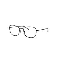 Ray-Ban Eyeglasses Unisex Rb6497 Optics - Black Frame Clear Lenses Polarized 51-20