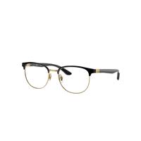 Ray-Ban Eyeglasses Man Rb8422 Optics - Dark Carbon Frame Clear Lenses Polarized 54-19