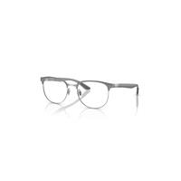 Ray-Ban Eyeglasses Man Rb8422 Optics - Grey On Silver Frame Clear Lenses Polarized 52-19