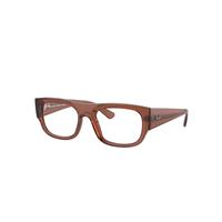 Ray-Ban Eyeglasses Unisex Kristin Optics Bio-based - Transparent Brown Frame Clear Lenses Polarized 54-20
