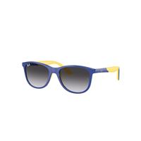 Ray-Ban Sunglasses Children Rb9077s Kids Bio-based - Blue On Yellow Frame Grey Lenses 49-16