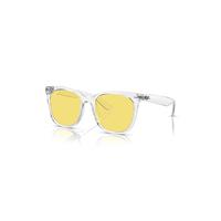 Ray-Ban Sunglasses Unisex Rb4379d - Transparent Frame Yellow Lenses 55-19