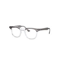 Ray-Ban Eyeglasses Unisex Hawkeye Optics - Grey On Transparent Frame Clear Lenses Polarized 50-21