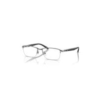 Ray-Ban Eyeglasses Man Rb6501 Optics - Gunmetal Frame Clear Lenses Polarized 55-17