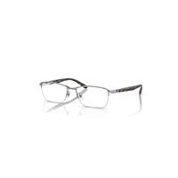 Ray-Ban Eyeglasses Man Rb6501 Optics - Silver Frame Clear Lenses Polarized 55-17