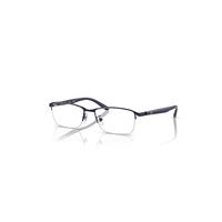 Ray-Ban Eyeglasses Man Rb6501 Optics - Blue Frame Clear Lenses Polarized 55-17