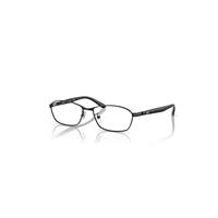 Ray-Ban Eyeglasses Man Rb6502 Optics - Black Frame Clear Lenses Polarized 55-16