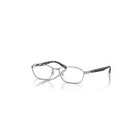 Ray-Ban Eyeglasses Man Rb6502 Optics - Silver Frame Clear Lenses Polarized 55-16