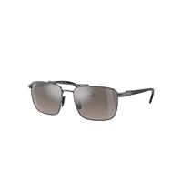 Ray-Ban Sunglasses Man Rb3715m Scuderia Ferrari Collection - Black Frame Silver Lenses Polarized 58-18