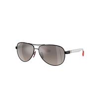 Ray-Ban Sunglasses Man Rb8331m Scuderia Ferrari Collection - Light Carbon Frame Grey Lenses Polarized 61-13