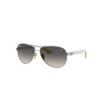 Ray-Ban Sunglasses Man Rb8331m Scuderia Ferrari Collection - Light Carbon Frame Grey Lenses 61-13