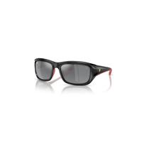 Ray-Ban Sunglasses Man Rb4405m Scuderia Ferrari Collection - Black On Red Frame Silver Lenses 59-19