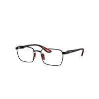 Ray-Ban Eyeglasses Man Rb6507m Optics Scuderia Ferrari Collection - Black Frame Clear Lenses Polarized 54-20