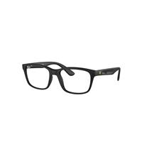 Ray-Ban Eyeglasses Man Rb7221m Optics Scuderia Ferrari Collection - Black Frame Clear Lenses Polarized 54-18