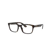 Ray-Ban Eyeglasses Man Rb7221m Optics Scuderia Ferrari Collection - Havana Frame Clear Lenses Polarized 54-18