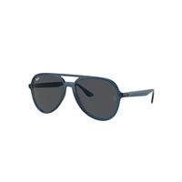 Ray-Ban Sunglasses Unisex Rb4376 - Opal Dark Blue Frame Grey Lenses 57-16