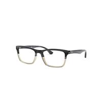 Ray-Ban Eyeglasses Unisex Rb5279 Optics - Grey Horn Frame Clear Lenses Polarized 57-18
