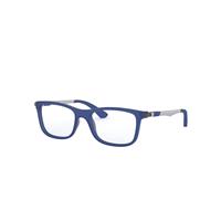 Ray-Ban Eyeglasses Children Rb1549 Optics Kids - Gunmetal Frame Clear Lenses Polarized 50-16