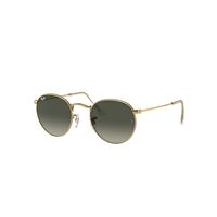 Ray-Ban Sunglasses Unisex Round Metal - Gold Frame Grey Lenses 47-21