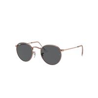 Ray-Ban Sunglasses Unisex Round Metal Rose Gold - Rose Gold Frame Grey Lenses 50-21