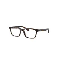 Ray-Ban Eyeglasses Unisex Rb7025 Optics - Havana Frame Clear Lenses Polarized 55-17