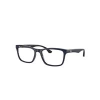 Ray-Ban Eyeglasses Unisex Rb5279 Optics - Blue On Havana Frame Clear Lenses Polarized 53-18