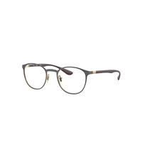 Ray-Ban Eyeglasses Unisex Rb6355 Optics - Gold Frame Demo Lens Lenses Polarized 50-20