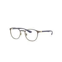 Ray-Ban Eyeglasses Unisex Rb6355 Optics - Gold Frame Demo Lens Lenses Polarized 52-20