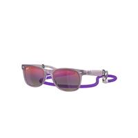 Ray-Ban Sunglasses Children New Wayfarer Kids - Opal Purple Frame Blue Lenses 47-15