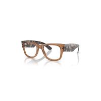 Ray-Ban Eyeglasses Unisex Mega Wayfarer Optics - Brown/grey Frame Clear Lenses Polarized 51-21