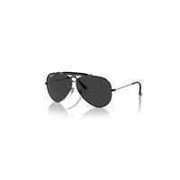 Ray-Ban Sunglasses Unisex Shooter Reloaded - Black Frame Black Lenses Polarized 58-09