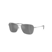 Ray-Ban Sunglasses Unisex Caravan Reverse - Silver Frame Silver Lenses 58-15