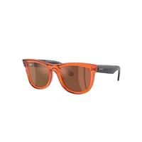 Ray-Ban Sunglasses Unisex Wayfarer Reverse - Transparent Blue Frame Copper Lenses 50-22