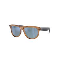 Ray-Ban Sunglasses Unisex Boyfriend Reverse - Transparent Blue Frame Blue Lenses 56-18