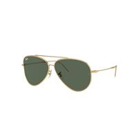Ray-Ban Sunglasses Unisex Aviator Reverse - Arista Gold Frame Green Lenses 62-11