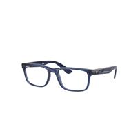 Ray-Ban Eyeglasses Unisex Rb7232m Optics Scuderia Ferrari Collection - Blue Frame Demo Lens Lenses Polarized 54-19