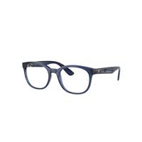 Ray-Ban Eyeglasses Unisex Rb7231m Optics Scuderia Ferrari Collection - Blue Frame Demo Lens Lenses Polarized 52-19