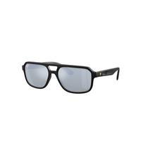 Ray-Ban Sunglasses Unisex Rb4414m Scuderia Ferrari Collection - Black Frame Silver Lenses 58-17