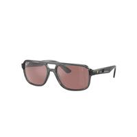 Ray-Ban Sunglasses Unisex Rb4414m Scuderia Ferrari Collection - Transparent Grey Frame Silver Lenses Polarized 58-17