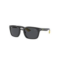 Ray-Ban Sunglasses Unisex Rb8362m Scuderia Ferrari Collection - Dark Carbon Frame Grey Lenses 53-25