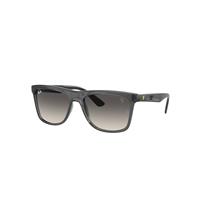 Ray-Ban Sunglasses Unisex Rb4413m Scuderia Ferrari Collection - Transparent Grey Frame Grey Lenses 57-19
